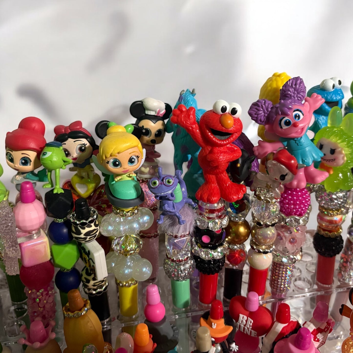 Fancy character beaded pen