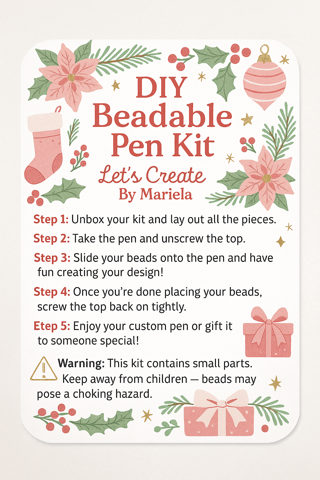 DIY PEN KIT